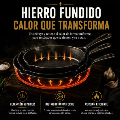 Colección Tradición™ Juego de 3 piezas (antiadherente)